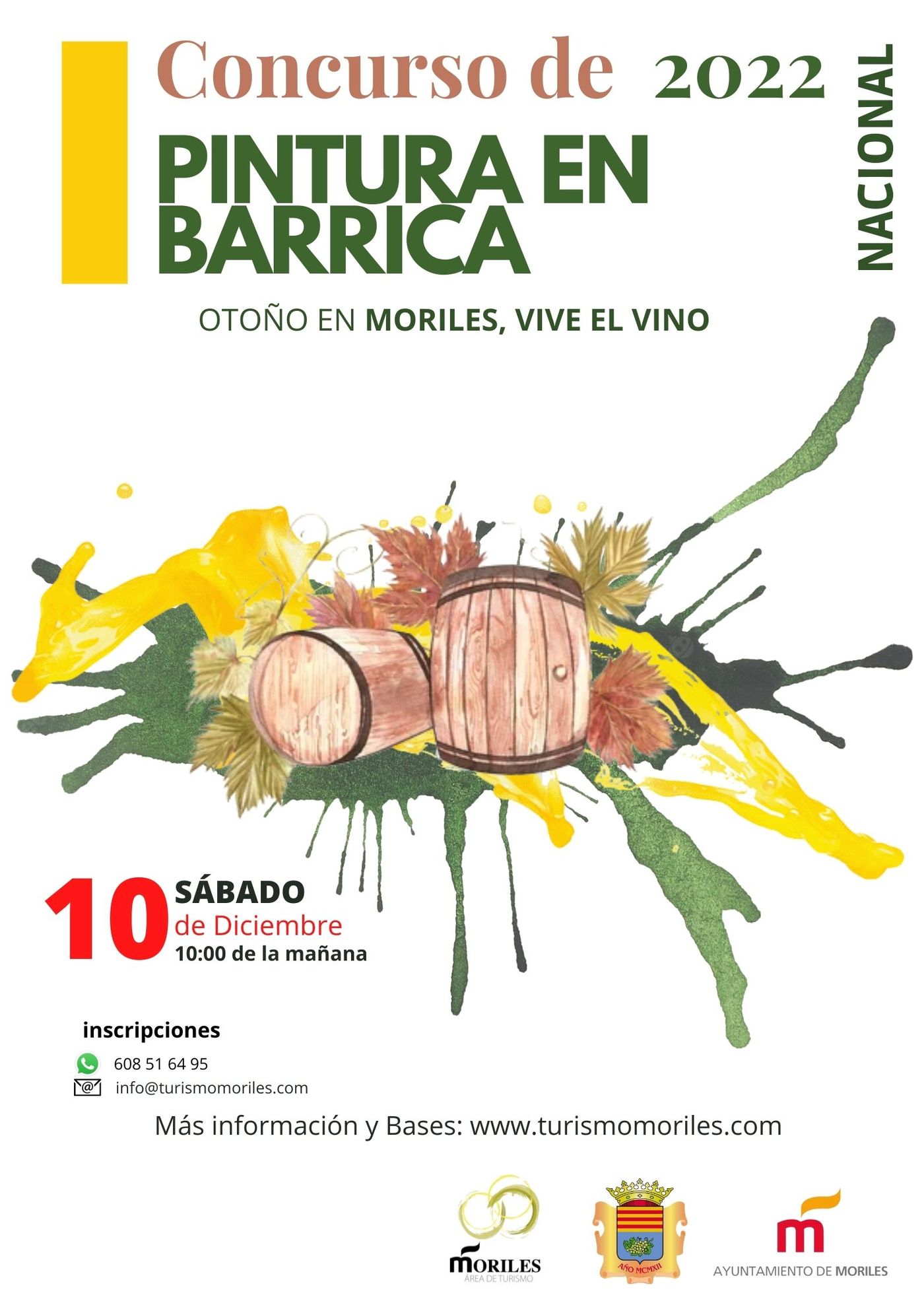 CONCURSO NACIONAL DE PINTURA EN BARRICA MORILES 2022 