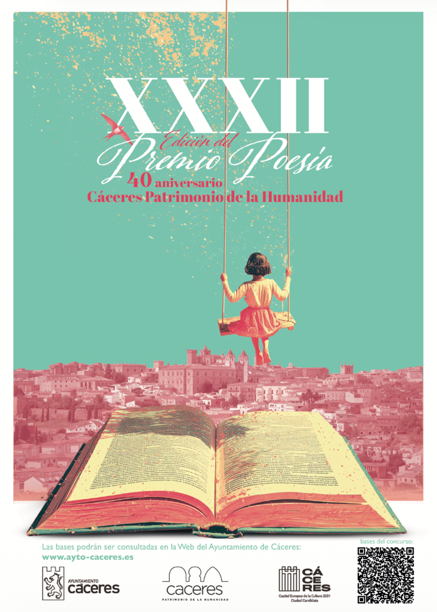 XXXII EDICIÓN DEL PREMIO POESÍA "CÁCERES PATRIMONIO DE LA HUMANIDAD"  (2026) 