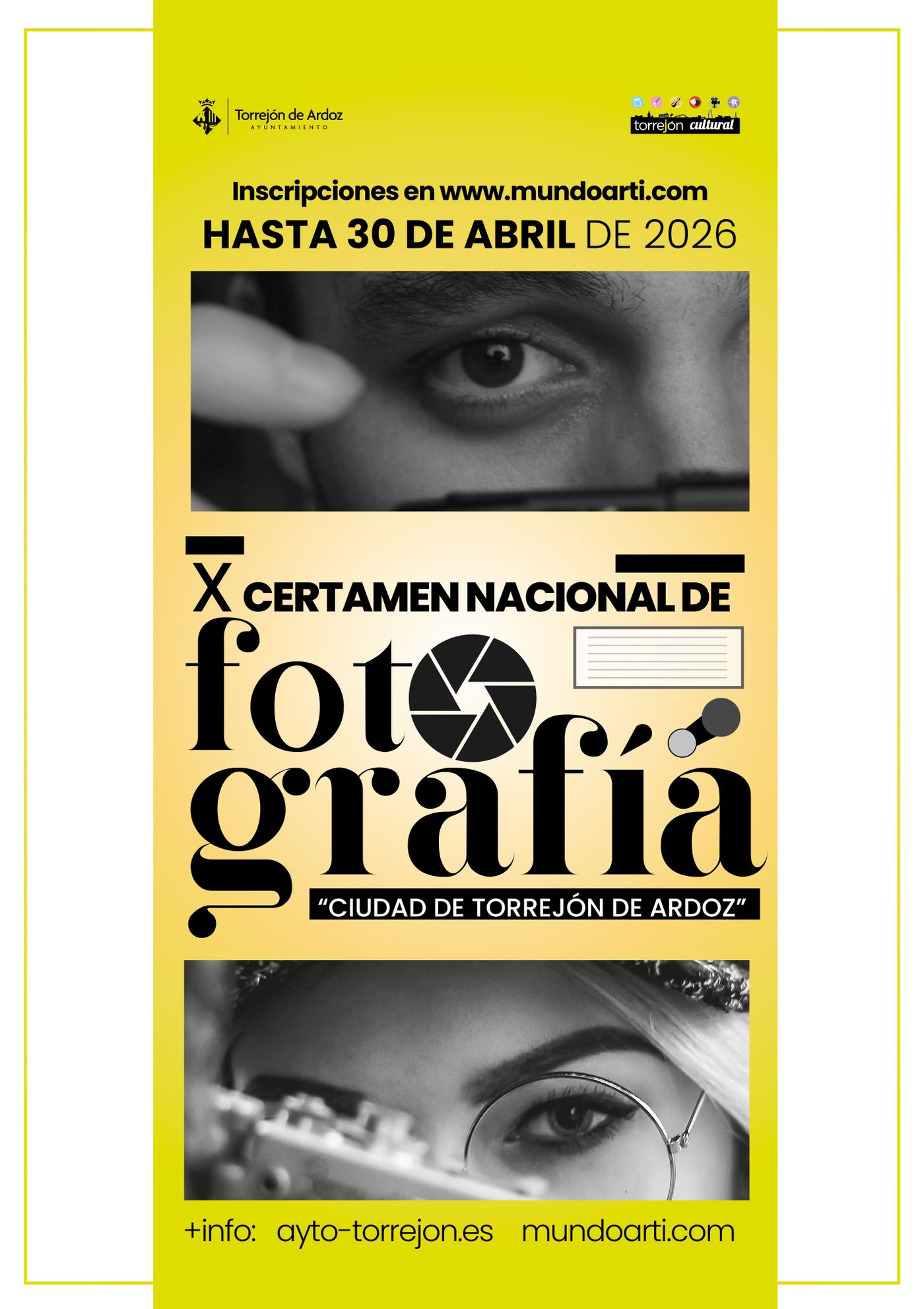 X CERTAMEN NACIONAL DE FOTOGRAFÍA “CIUDAD DE TORREJÓN DE ARDOZ” 