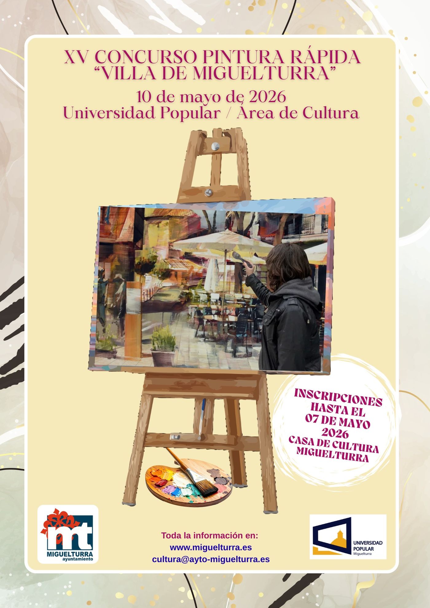 CONCURSO PINTURA RÁPIDA "VILLA DE MIGUELTURRA" 2026 