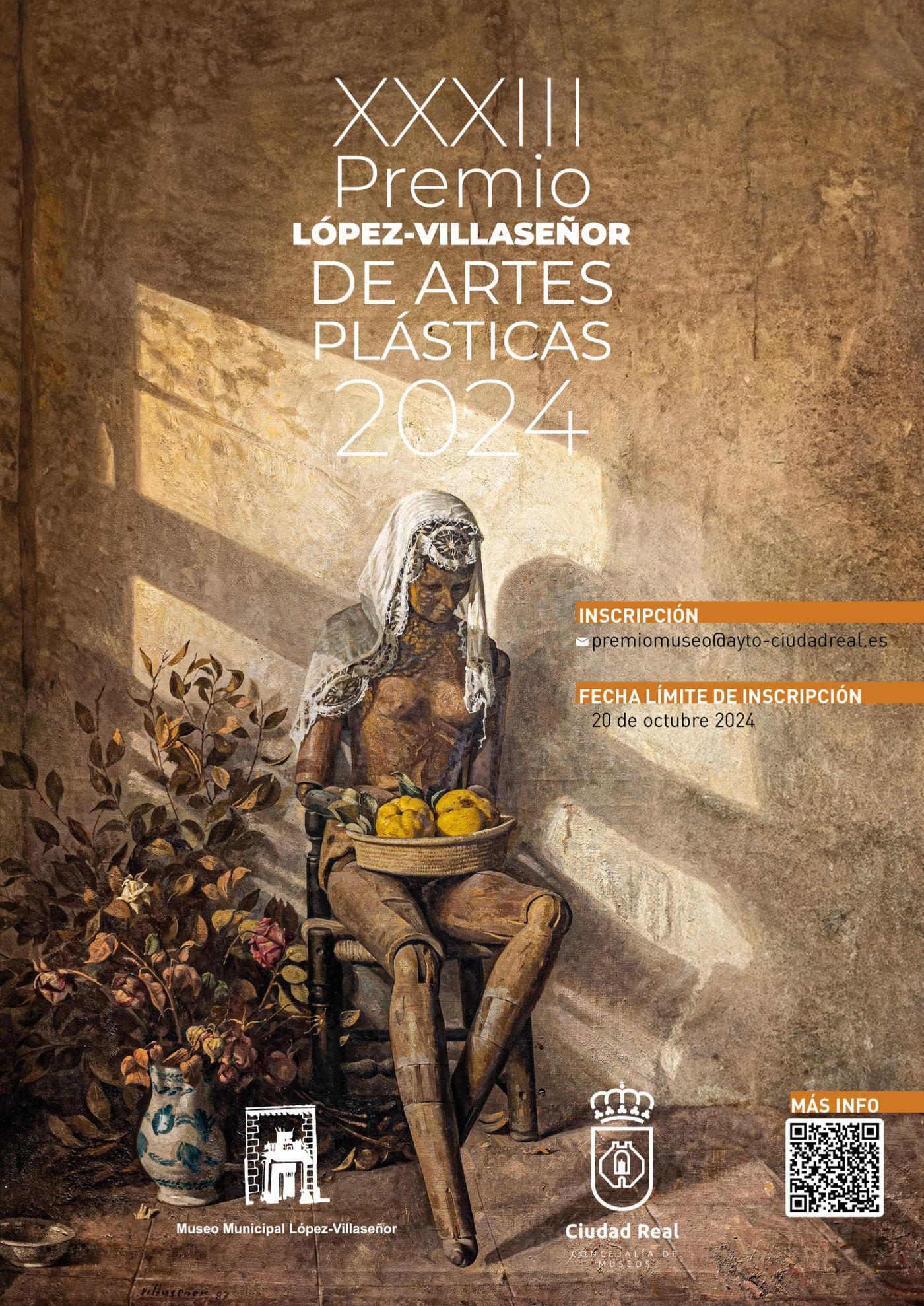 XXXIII PREMIO LÓPEZ-VILLASEÑOR DE ARTES PLÁSTICAS DE CIUDAD REAL 2024