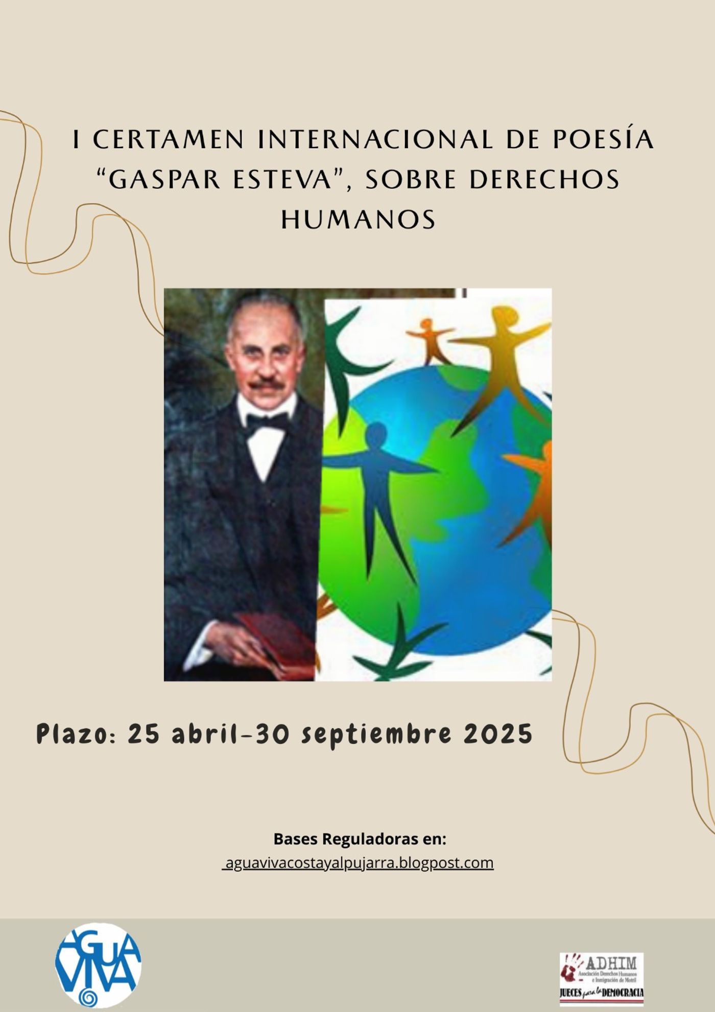 I CERTAMEN INTERNACIONAL DE POESÍA GASPAR ESTEVA, SOBRE "DERECHOS HUMANOS" 