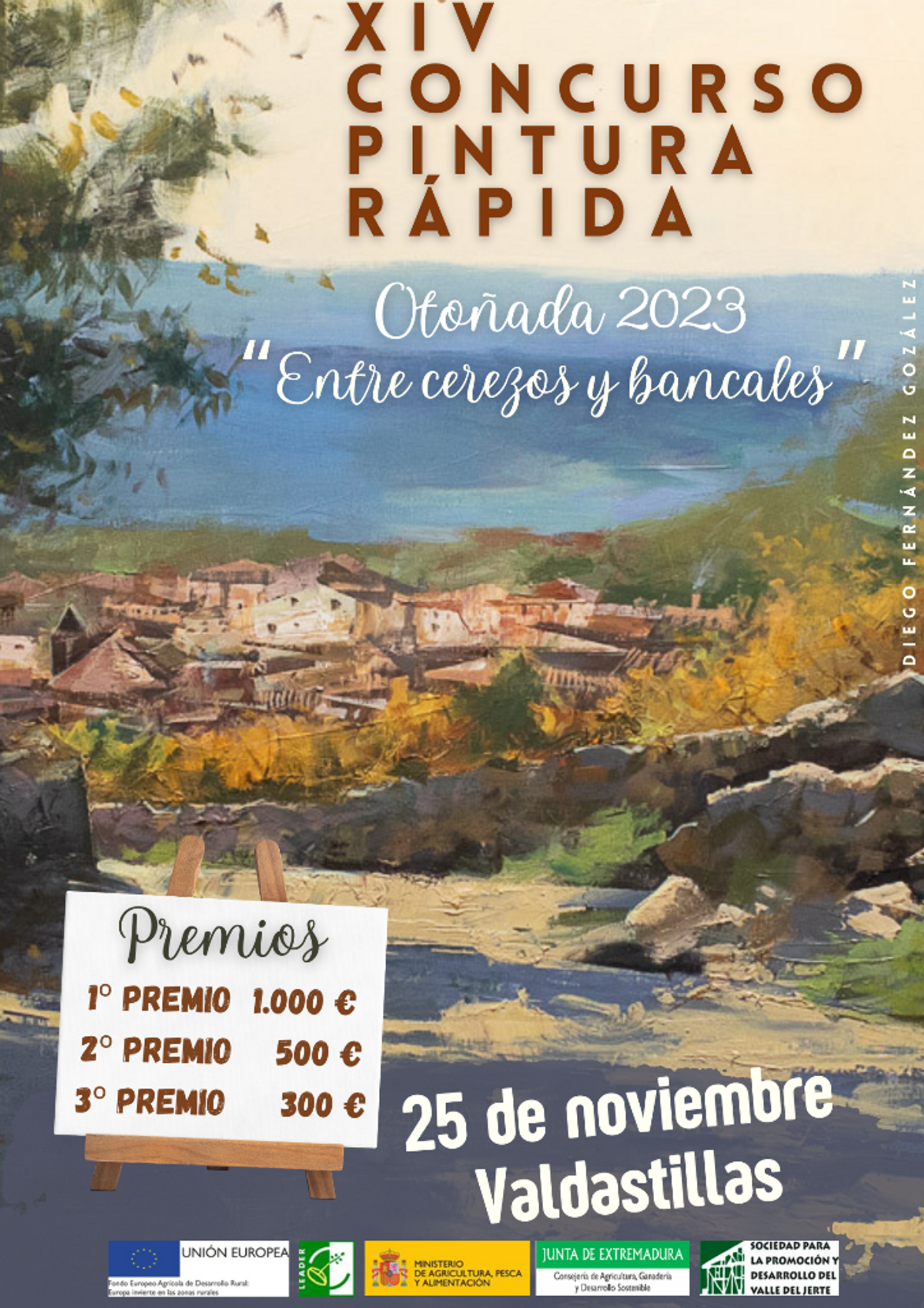 XIV CONCURSO PINTURA RÁPIDA OTOÑADA 2023 - “Entre Cerezos y Bancales” 