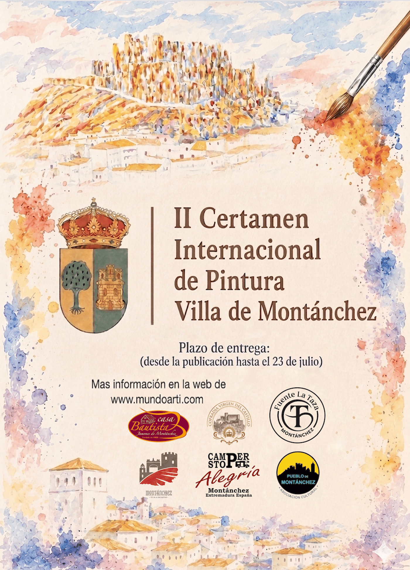 II CERTAMEN INTERNACIONAL DE PINTURA “VILLA DE MONTÁNCHEZ” 
