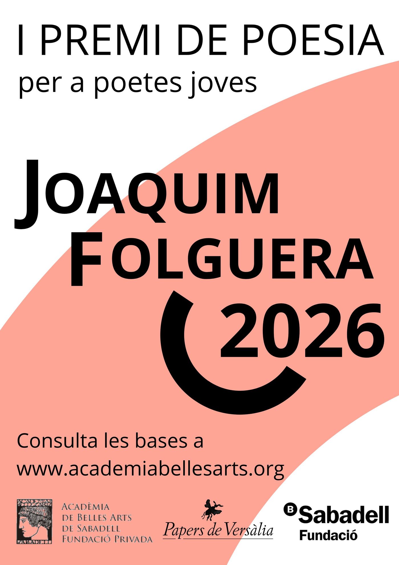 Premi de poesia en Joaquim Folguera 2026 per a poetes joves 