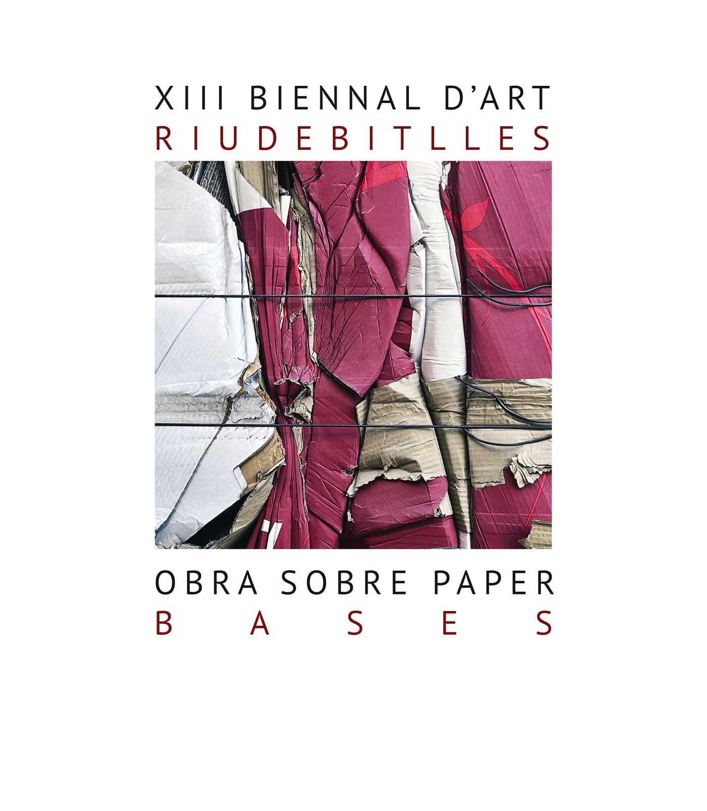 PREMIS XIII BIENNAL D’ART RIUDEBITLLES: OBRA SOBRE PAPER. 