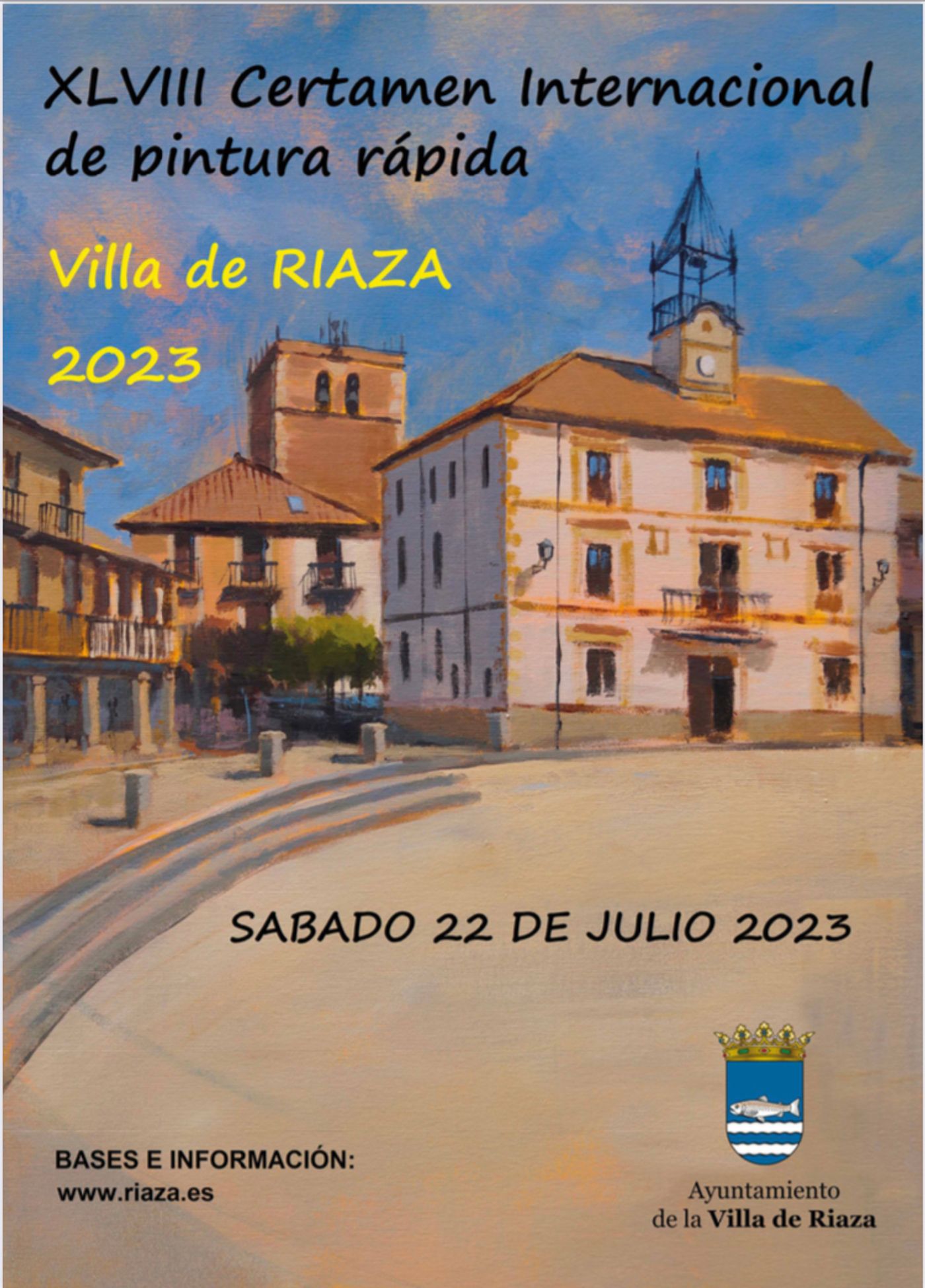 XLVIII Certamen de Pintura Rápida al Aire Libre Villa de Riaza. 