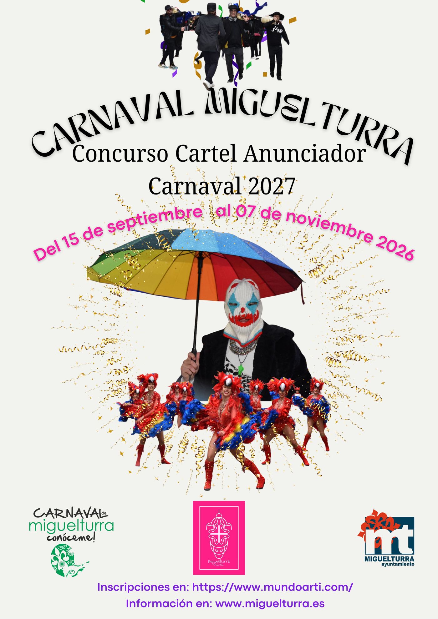 CONCURSO DE CARTEL DEL CARNAVAL DE MIGUELTURRA 2027 