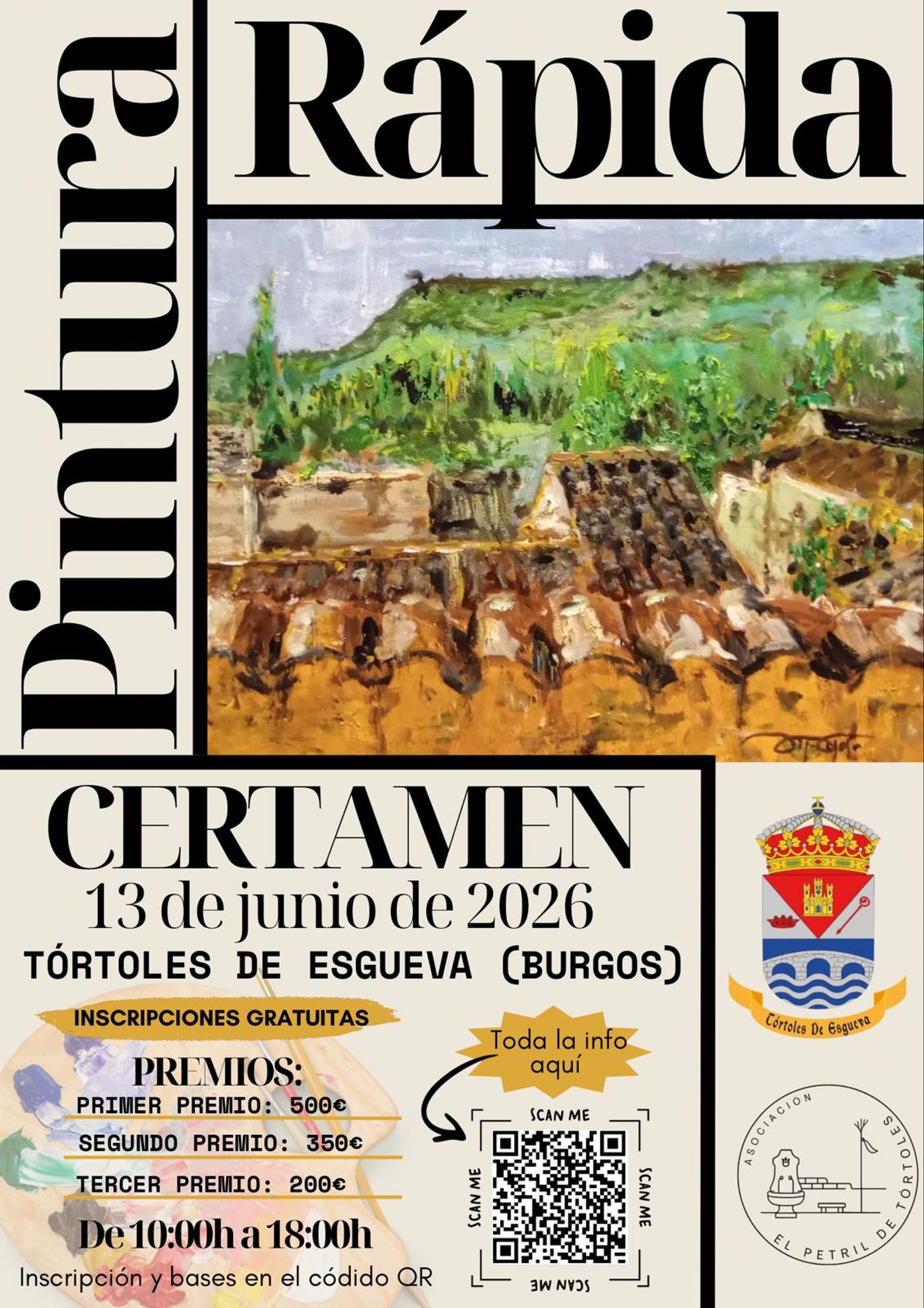 I CERTAMEN DE PINTURA RÁPIDA “TÓRTOLES DE ESGUEVA” 