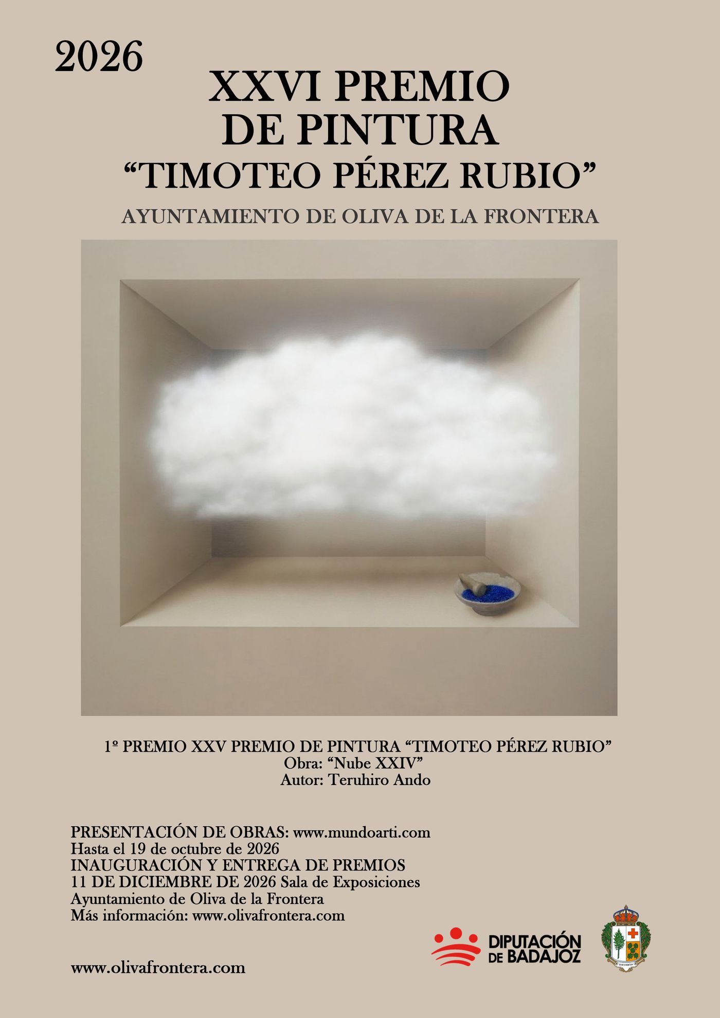 XXVI PREMIO DE PINTURA “TIMOTEO PÉREZ RUBIO” OLIVA DE LA FRONTERA 