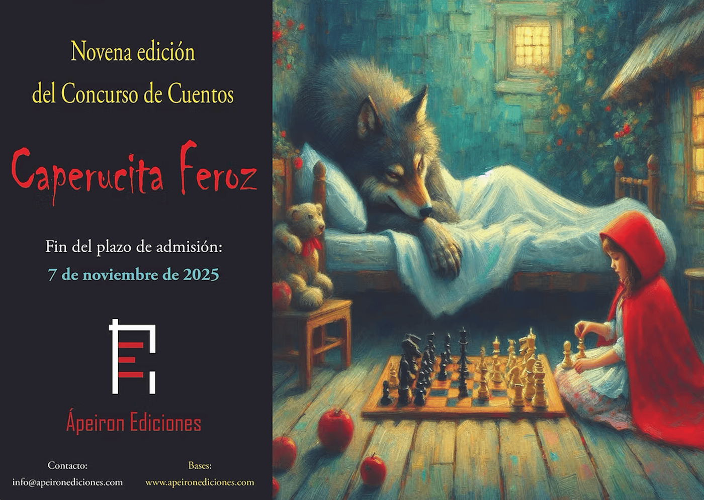 NOVENA EDICIÓN  PREMIO «CAPERUCITA FEROZ» DE CUENTOS / CONJUNTO DE CUENTOS 