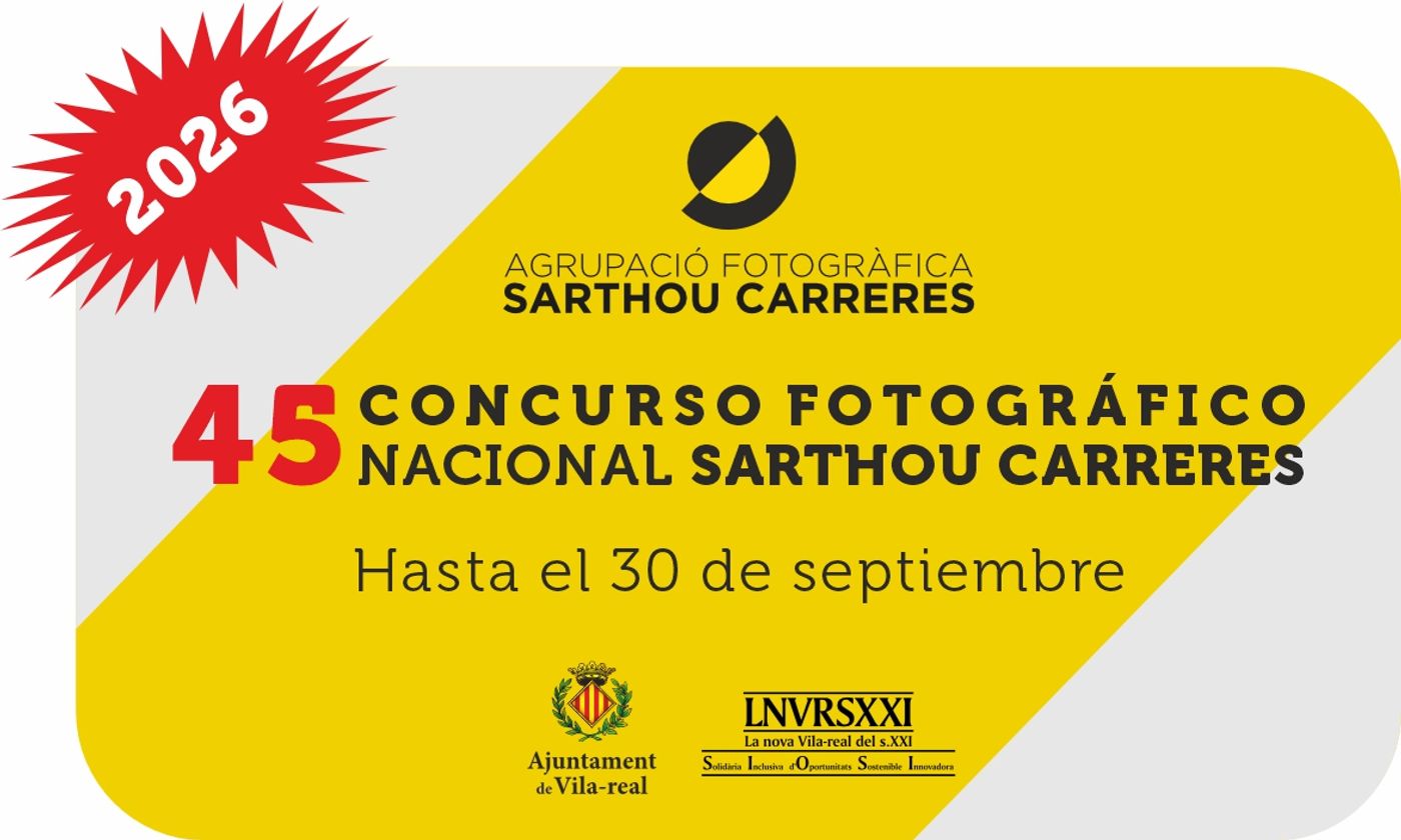 45 CONCURSO FOTOGRÁFICO NACIONAL SARTHOU CARRERES 2026 
