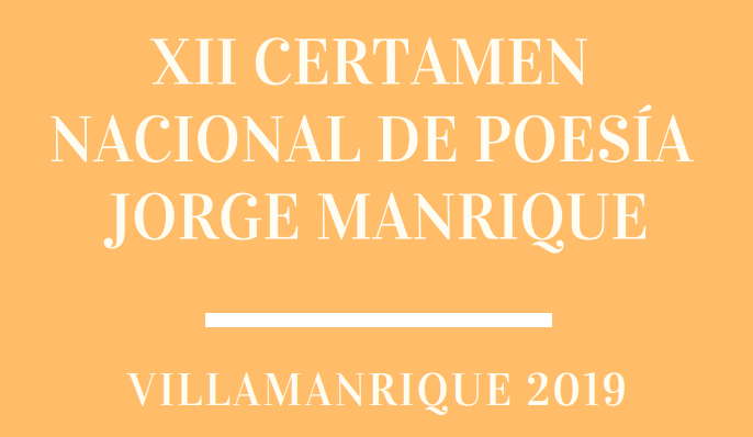 XII CERTAMEN NACIONAL DE POESÍA “JORGE MANRIQUE” 12