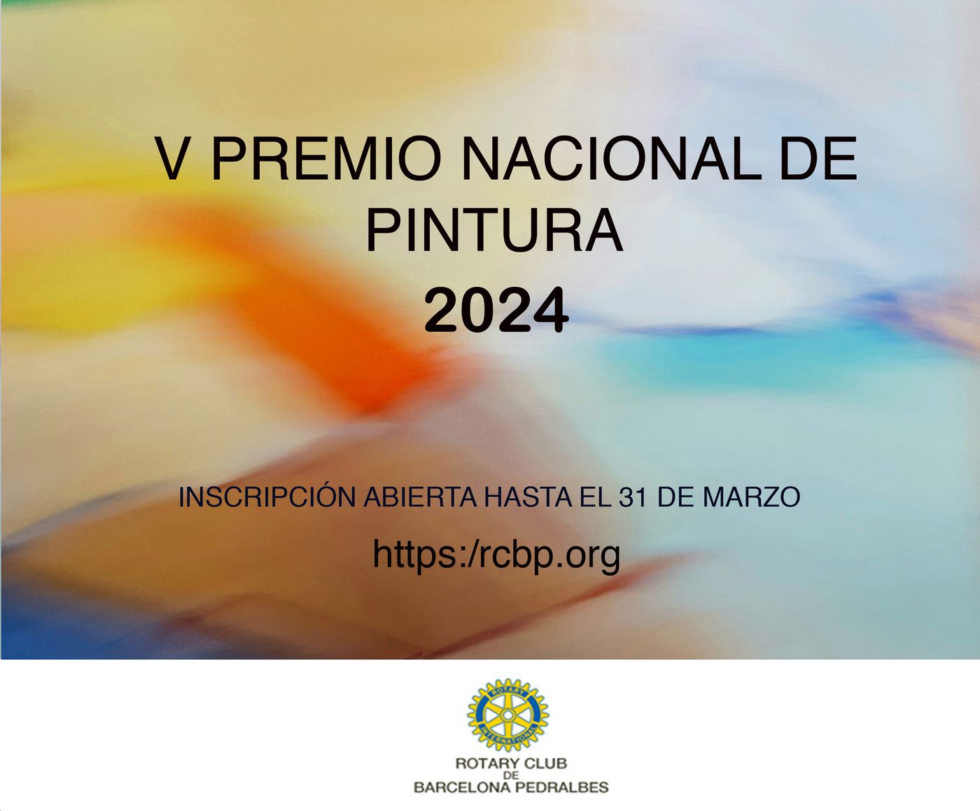 V PREMIO NACIONAL DE PINTURA ROTARY CLUB BARCELONA PEDRALBES 