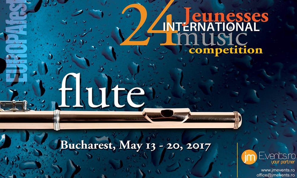 JEUNESSES INTERNATIONAL FLUTE COMPETITION DINU LIPATTI XXIV