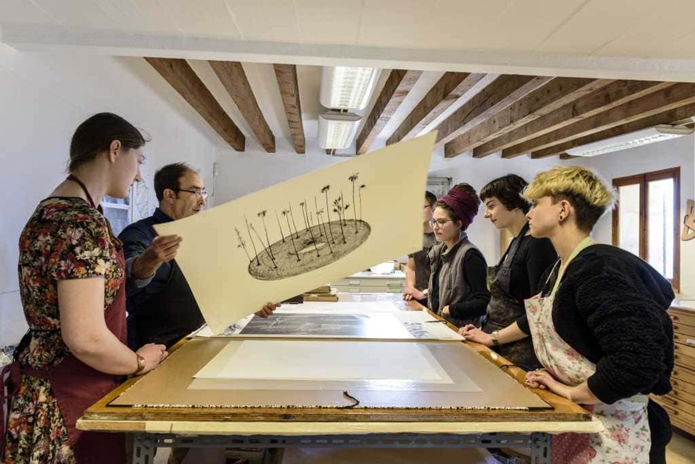 BECAS DE FORMACIÓN PARA PARTICIPAR EN LOS CURSOS DE LOS TALLERES DE OBRA GRÁFICA DE JOAN MIRÓ 2026 