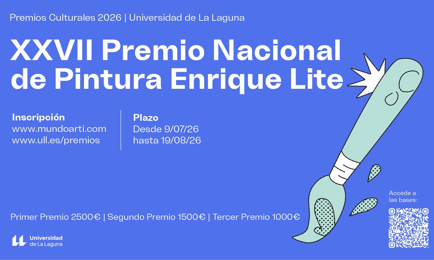 XXVII PREMIO NACIONAL DE PINTURA ENRIQUE LITE DE LA UNIVERSIDAD DE LA LAGUNA 2026 