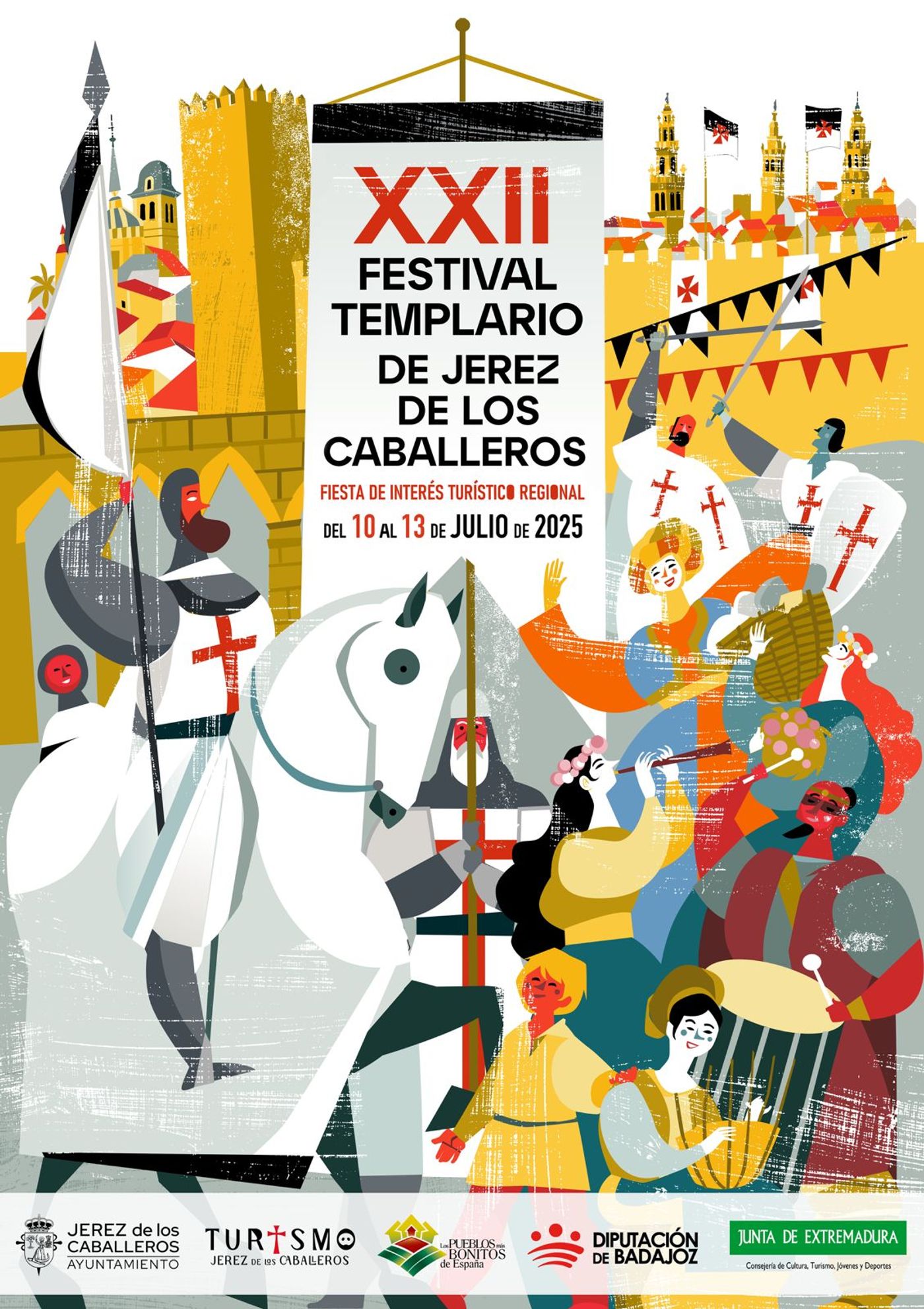 CONCURSO DEL CARTEL ANUNCIADOR DEL XXIII FESTIVAL TEMPLARIO DE JEREZ DE LOS CABALLEROS 2026 