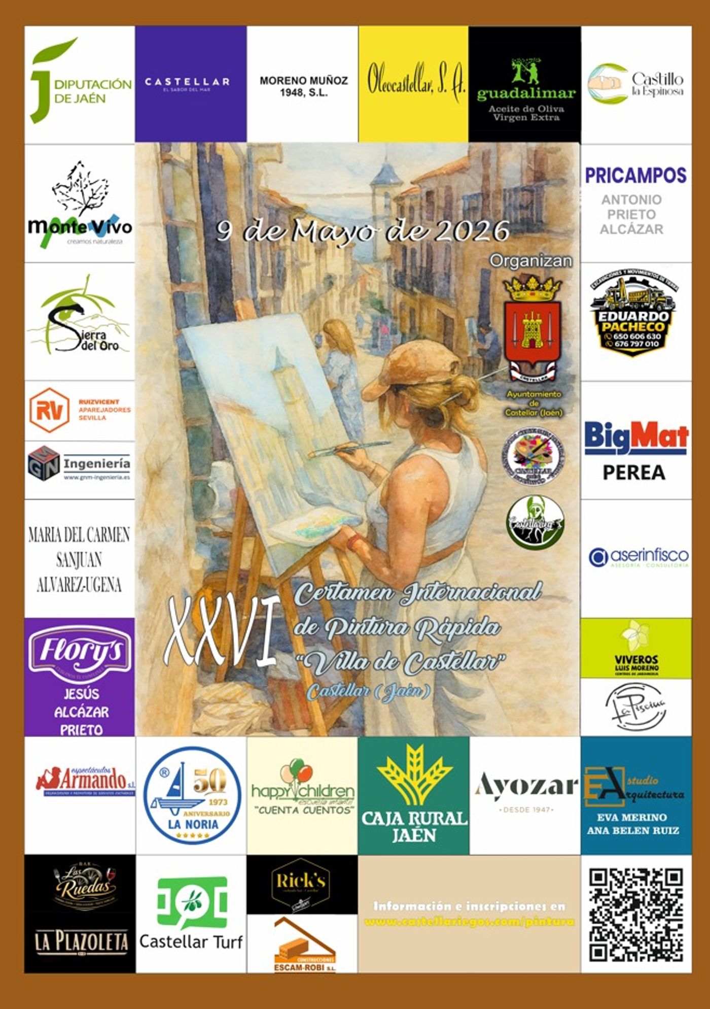 XXVI Certamen Internacional de Pintura Rápida de Castellar (Jaén) 