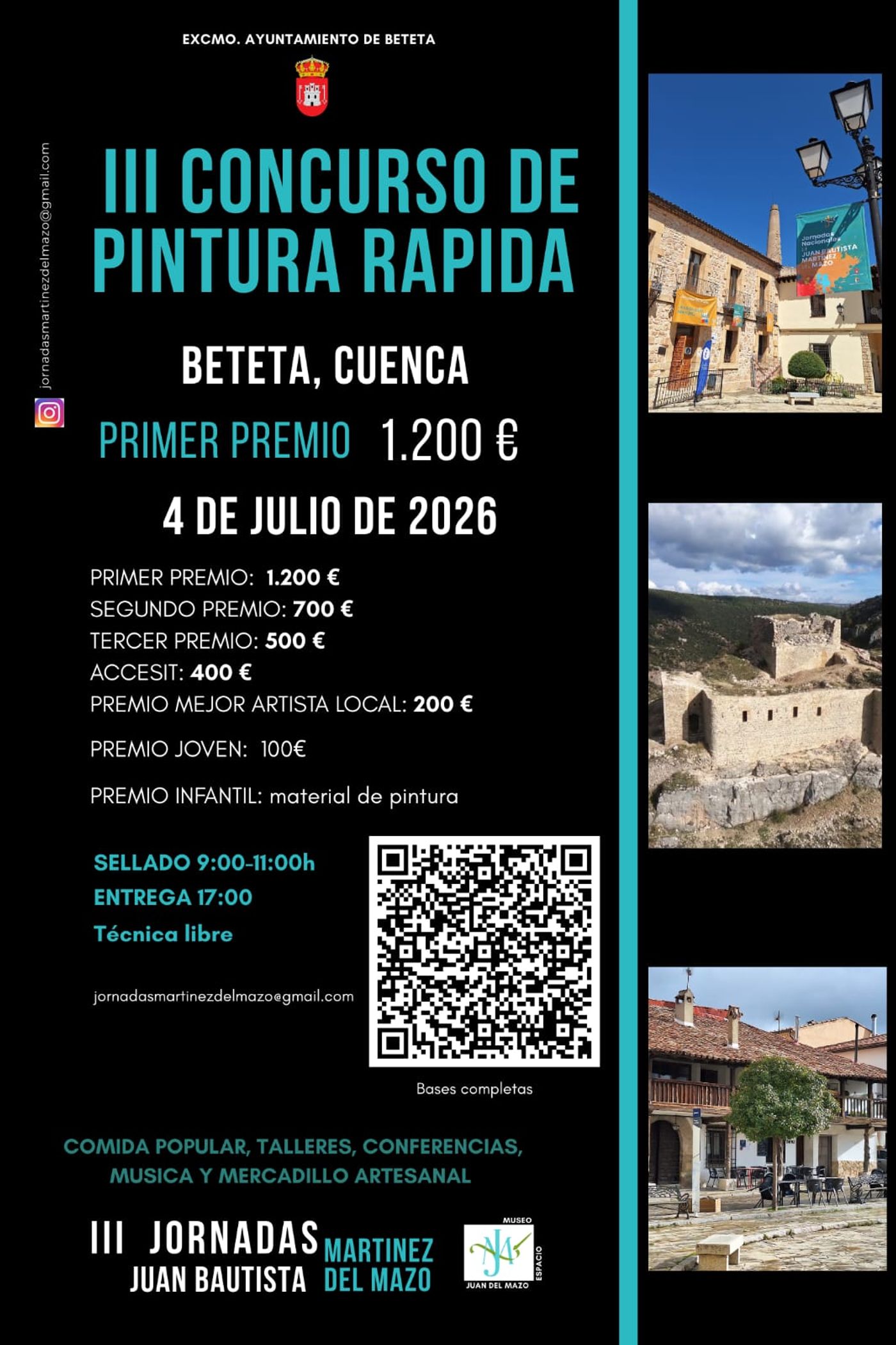 III CONCURSO DE PINTURA RAPIDA JUAN BAUTISTA MARTINEZ DEL MAZO 