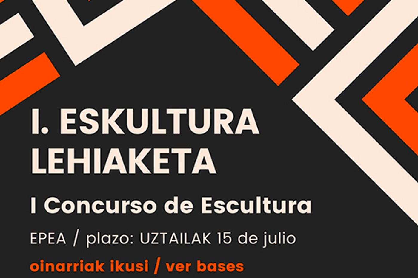 I CERTAMEN DE ESCULTURA DE URNIETA