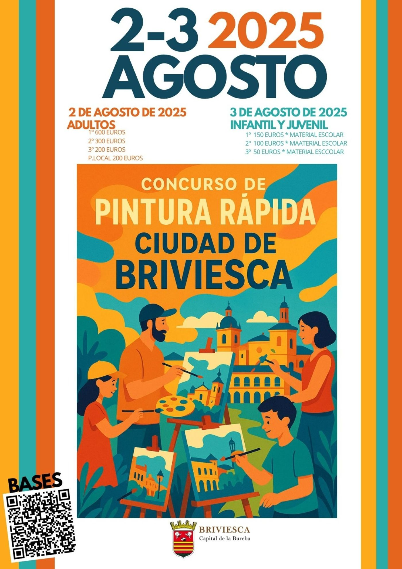 CONCURSO DE PINTURA RÁPIDA CIUDAD DE BRIVIESCA EDICIÓN 2025 