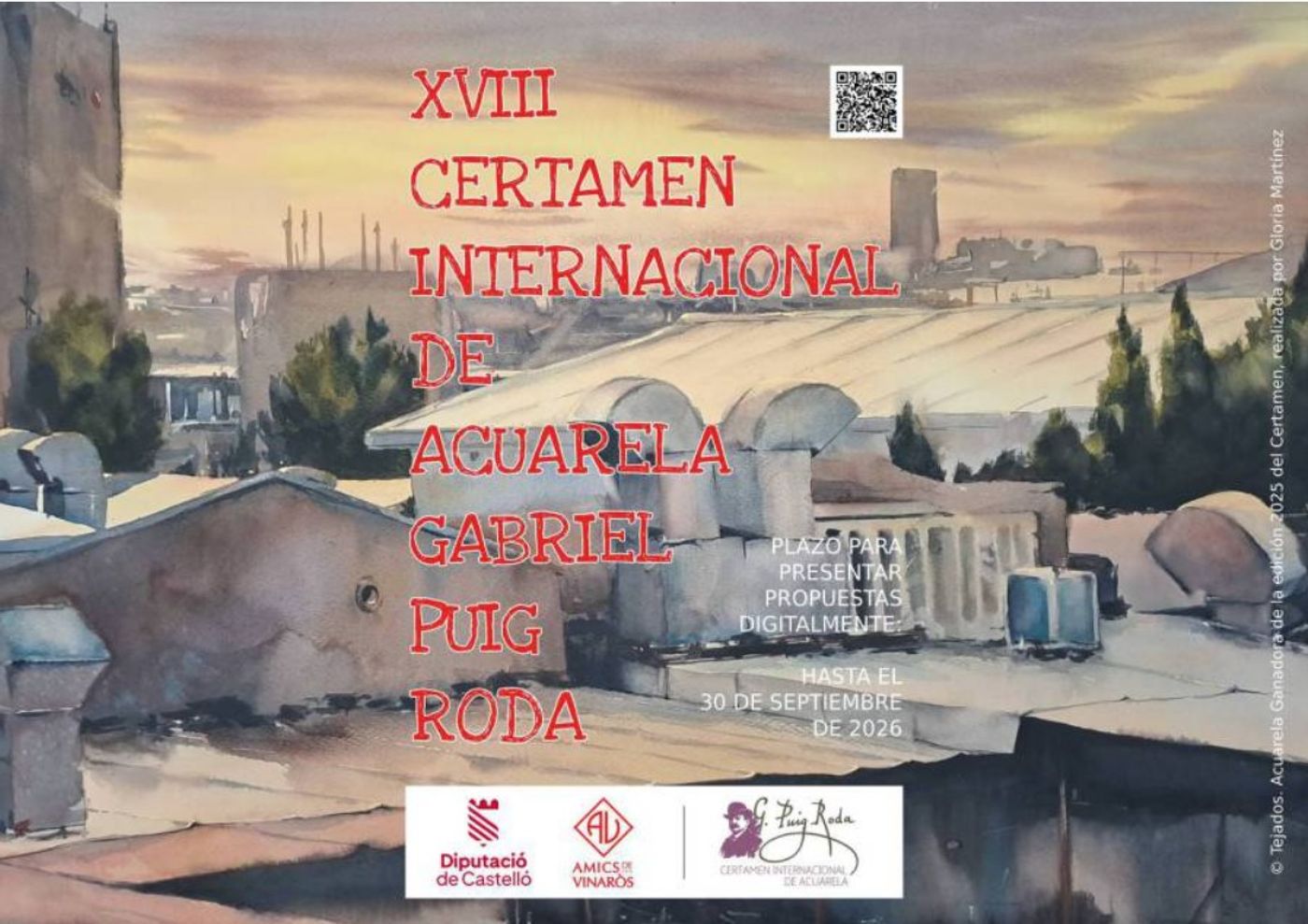 CERTAMEN INTERNACIONAL DE ACUARELA “GABRIEL PUIG RODA” 2026 