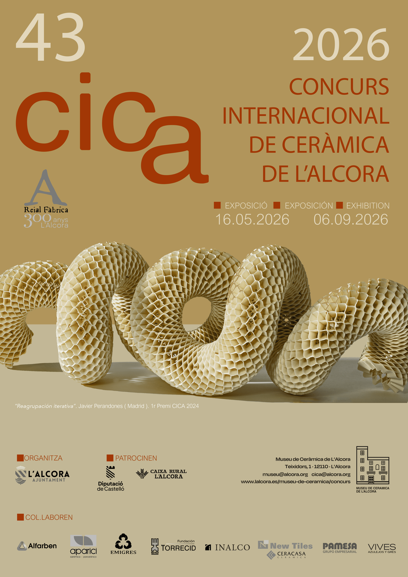 CONCURSO INTERNACIONAL DE CERÁMICA DE L'ALCORA – CICA 2026