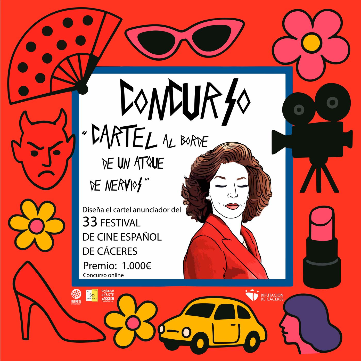 CONCURSO DE CARTEL ANUNCIADOR 33 FESTIVAL DE CINE ESPAÑOL DE CÁCERES 