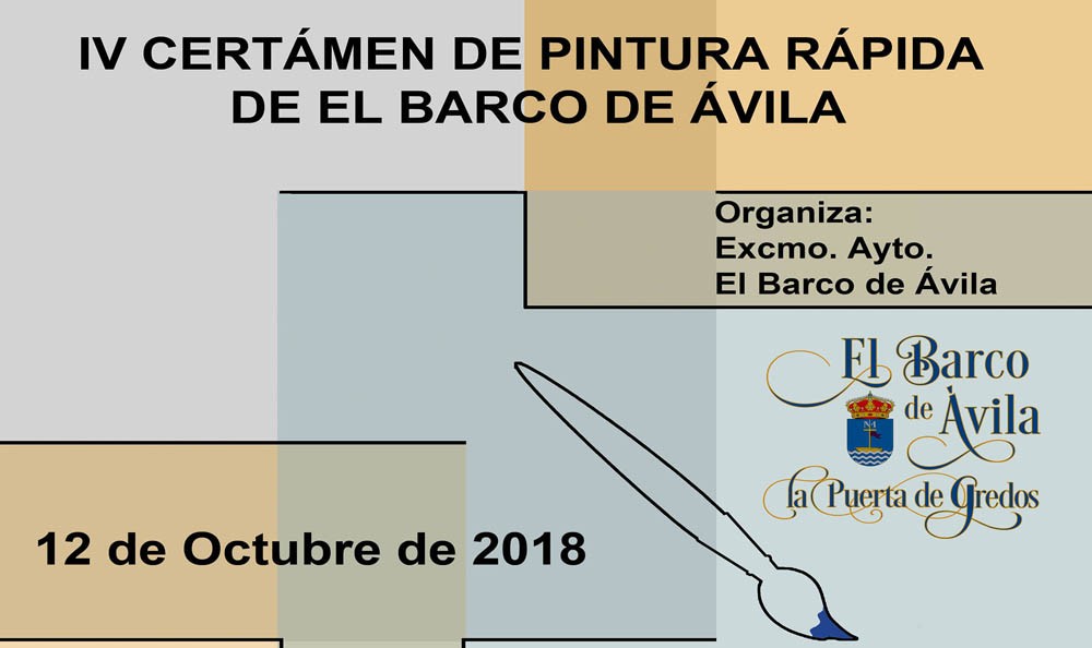 IV CERTAMEN DE PINTURA RÁPIDA DE EL BARCO DE AVILA 4