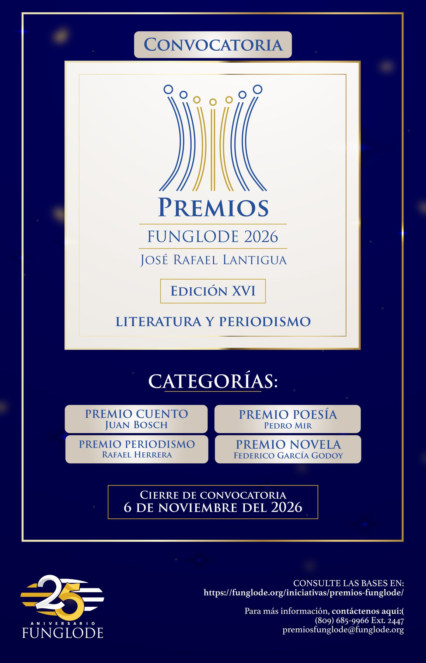 PREMIOS FUNGLODE 2026 