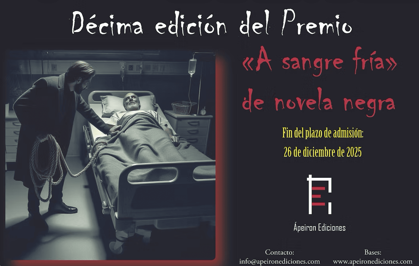 DÉCIMA EDICIÓN  PREMIO «A SANGRE FRÍA»  DE NOVELA NEGRA 