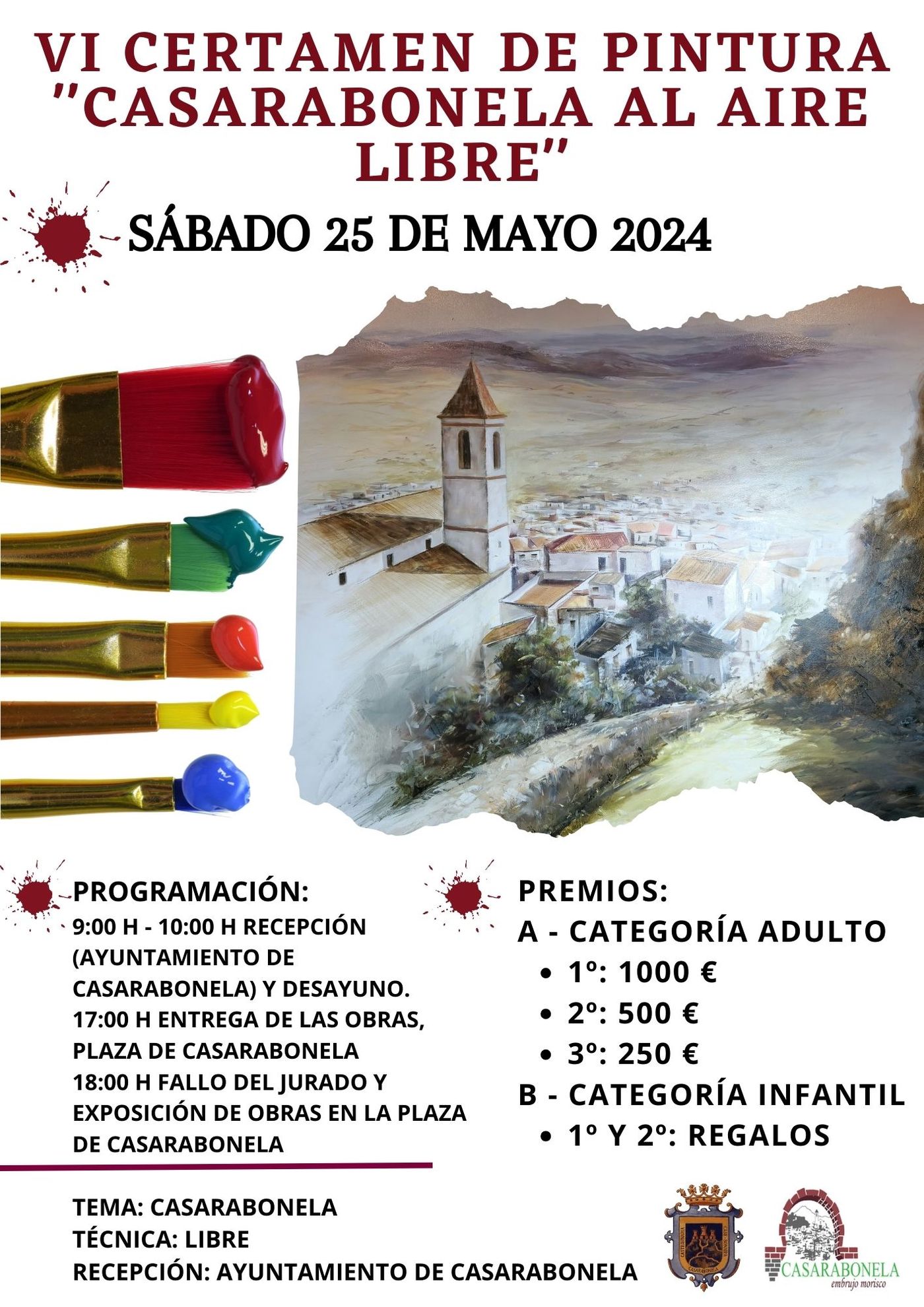 VI CERTAMEN DE PINTURA CASARABONELA AL AIRE LIBRE 