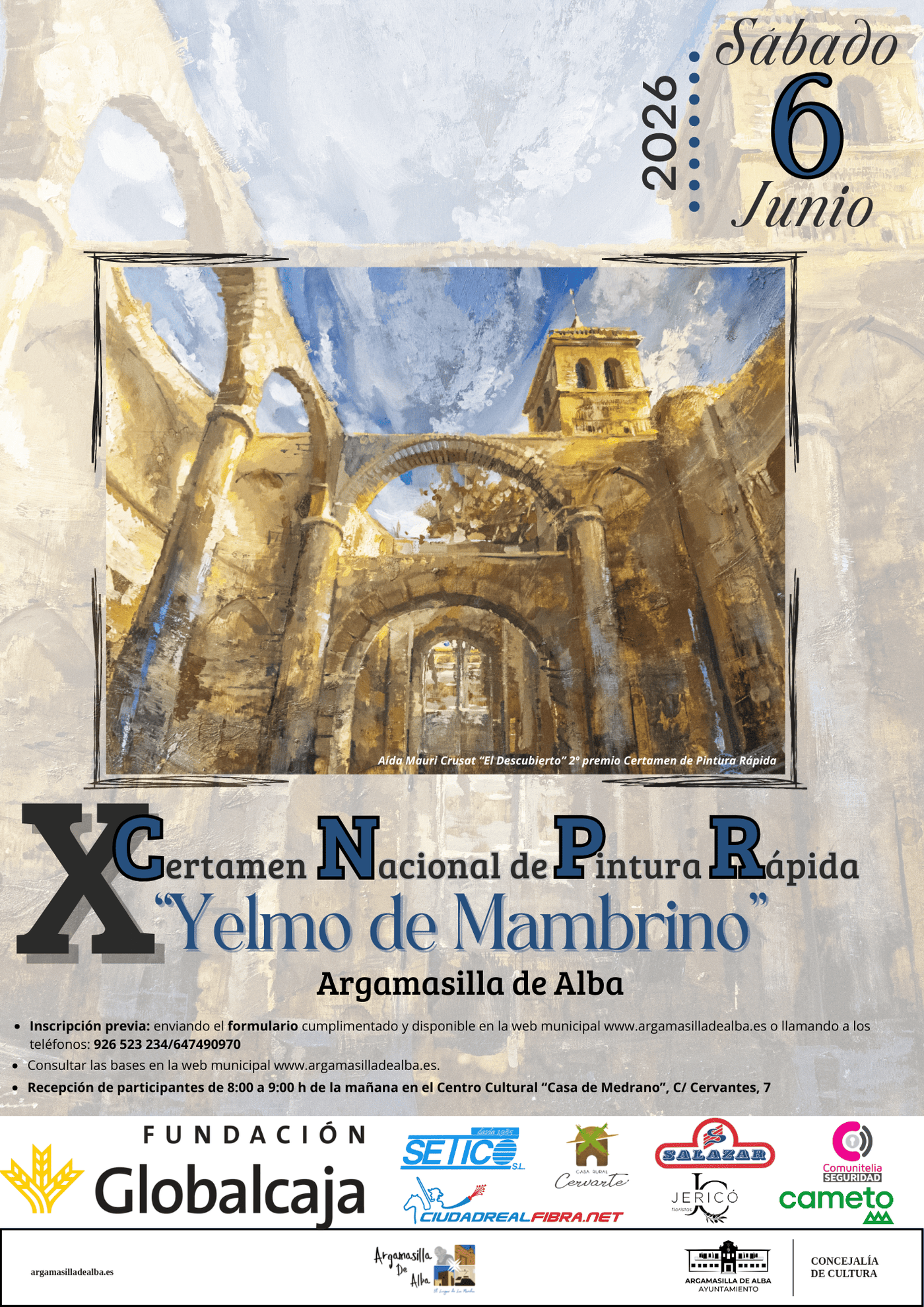 X CERTAMEN NACIONAL DE PINTURA RÁPIDA “YELMO DE MAMBRINO” 
