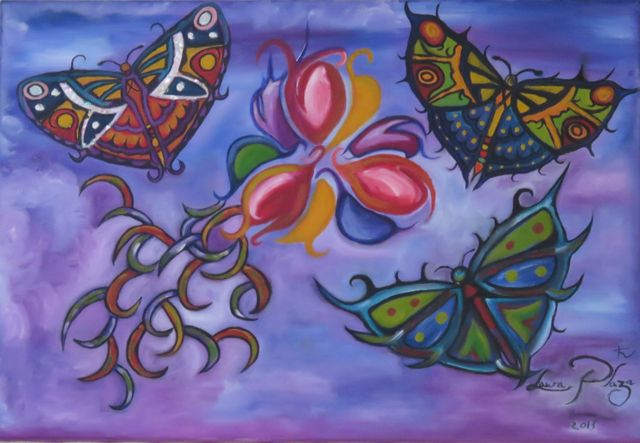 Mariposas en el aire