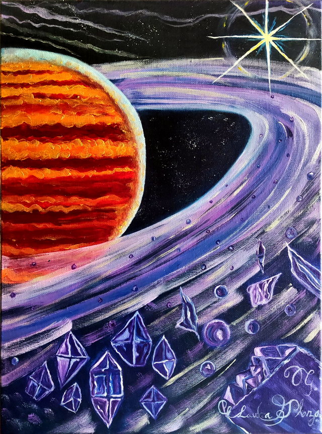 Saturno Amatista