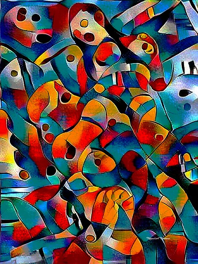 Éxtasis Cromático: La Danza de las Almas Unidas