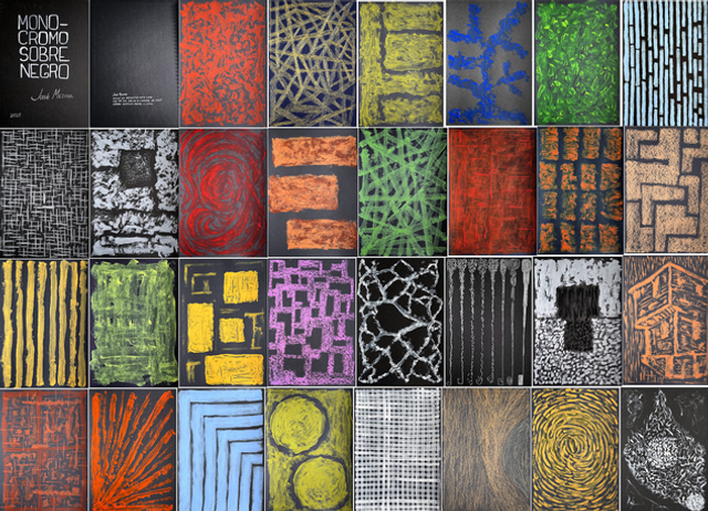 Monocromo sobre negro