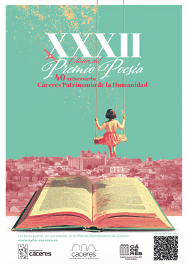 XXXII EDICIÓN DEL PREMIO POESÍA "CÁCERES PATRIMONIO DE LA HUMANIDAD"  (2026)