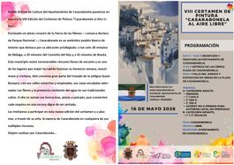 VIII CERTAMEN DE PINTURA "CASARABONELA, AL AIRE LIBRE"