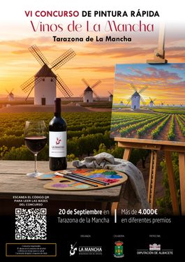 VI CONCURSO NACIONAL DE PINTURA RÁPIDA "VINOS DE LA MANCHA" 2025