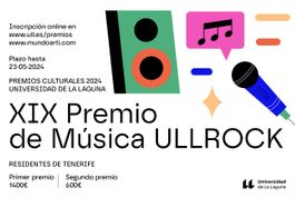 XIX PREMIO DE MÚSICA DE LA UNIVERSIDAD DE LA LAGUNA 2024