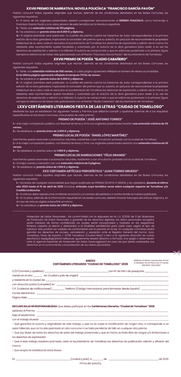 XXX CERTAMEN ARTÍCULO PERIODÍSTICO JUAN TORRES GRUESO