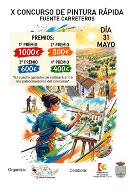 X CONCURSO DE PINTURA RÁPIDA DE FUENTE CARRETEROS (CÓRDOBA)