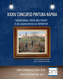 XXXIV CONCURSO DE PINTURA RÁPIDA “MEMORIAL PEPE BELTRÁN”