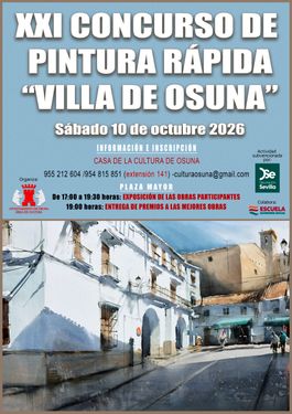 XXI CONCURSO DE PINTURA RÁPIDA "VILLA DE OSUNA" 2026