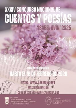 XXXIV CONCURSO DE CUENTOS Y POESÍAS “ISABEL OVÍN”
