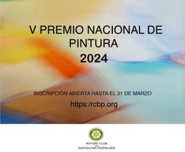 V PREMIO NACIONAL DE PINTURA ROTARY CLUB BARCELONA PEDRALBES