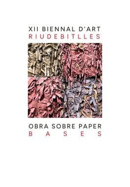 PREMIS XII BIENNAL D’ART RIUDEBITLLES: OBRA SOBRE PAPER.