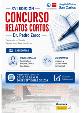 XVI EDICIÓN DEL CONCURSO RELATOS BREVES DR. PEDRO ZARCO